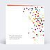 Invitation anniversaire Confettis Photo Verso