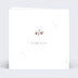 Invitation anniversaire Couronne de fleurs graines Verso