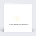Invitation anniversaire Dorure Anniversaire Verso