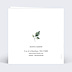 Invitation anniversaire Dorure Eucalyptus Verso