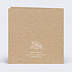 Invitation anniversaire Gravure Fleurs Kraft Verso