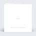 Invitation anniversaire Photo Souvenir Ocre 40 Verso
