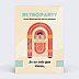 Invitation Anniversaire Adulte Rétro Juke Box
