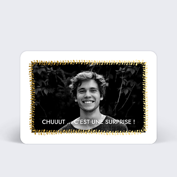 Invitation Anniversaire Adulte Jolies Feuilles