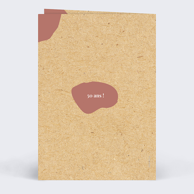 Invitation Anniversaire Adulte Timeline Romance Verso