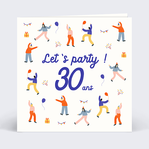 Invitation Anniversaire Adulte Grande Fête