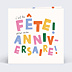 Invitation Anniversaire Adulte Grand Évènement