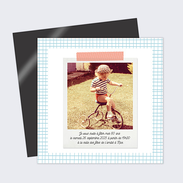 Invitation Anniversaire Adulte Cahier d'école