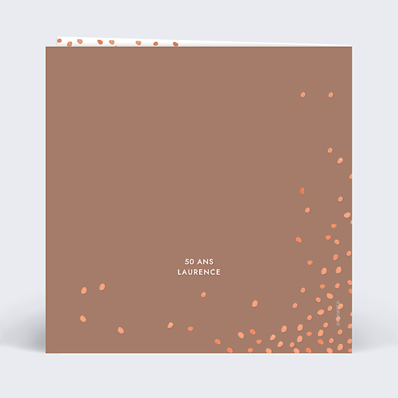 Invitation Anniversaire Adulte Champagne Confettis