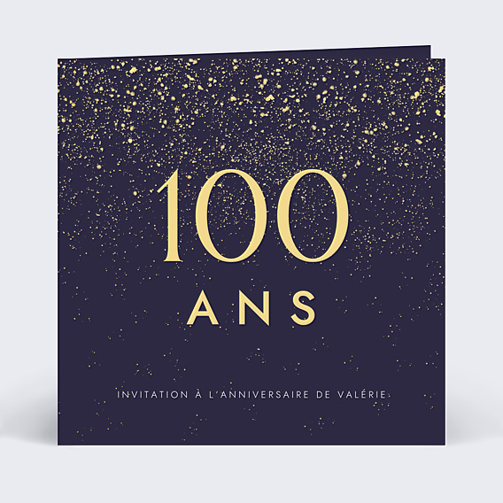 Invitation anniversaire Pluie de Fête