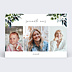 Invitation Anniversaire Adulte Triptyque végétal