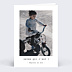 Invitation Anniversaire Adulte Polaroïd Simple 4 faces