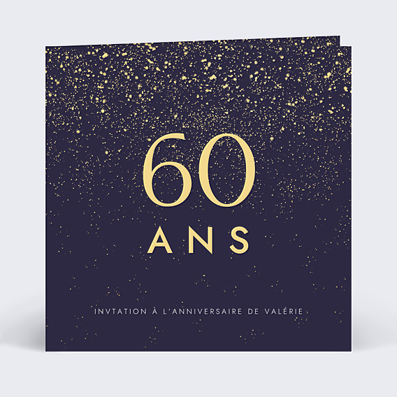 Invitation anniversaire Pluie de fête avec graines