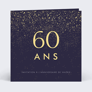 Invitation anniversaire adulte Pluie de Fête