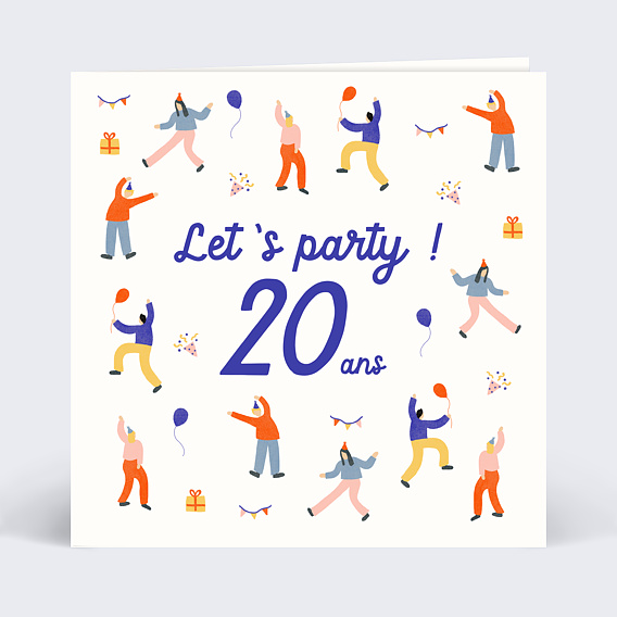 Invitation anniversaire Grande FĂŞte