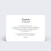 Invitation anniversaire Tirets Photos Verso