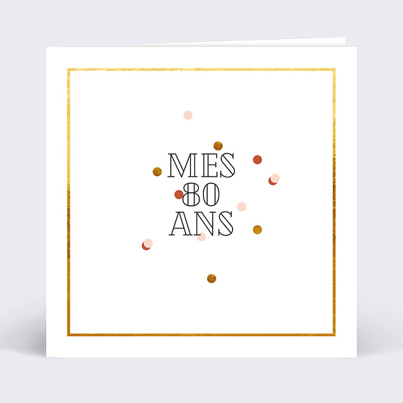 Invitation anniversaire Jolies Cadres