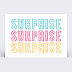 Invitation anniversaire Surprise Surprise