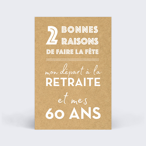 Invitation anniversaire Typo