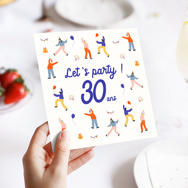 Invitation Anniversaire Adulte Grande Fête