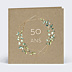 Invitation Anniversaire Adulte Eucalyptus élégant graines