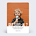 Invitation Anniversaire Adulte Typographie Blanc