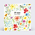 Invitation Anniversaire Adulte Motif Floral