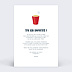 Invitation anniversaire Beer Pong Verso