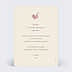 Invitation anniversaire Esprit Floral  Verso