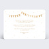 Invitation anniversaire Guirlande Verso