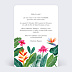 Invitation anniversaire Paradis Exotique Verso