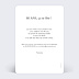 Invitation anniversaire Typographie Âge Verso