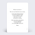 Invitation anniversaire Typographie Blanc Verso