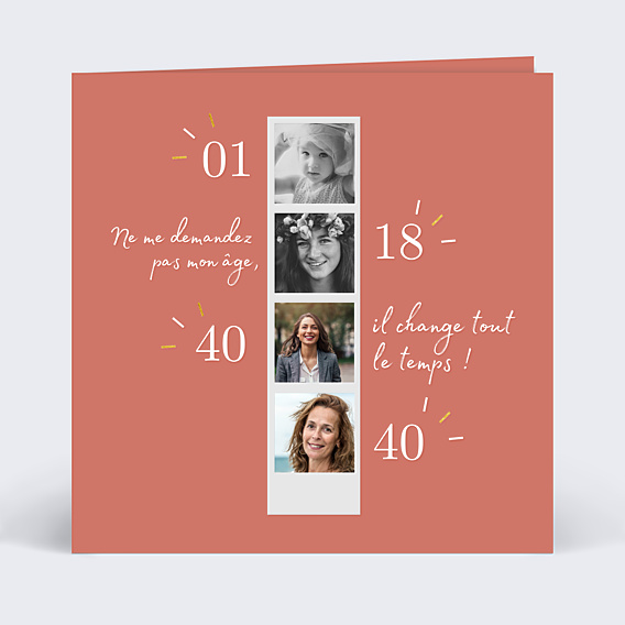 Invitation Anniversaire Adulte Graphique