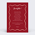 Invitation Anniversaire Adulte Cocktail cerise