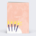 Invitation anniversaire Double Gâteaux Verso