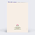 Invitation anniversaire Fleurs Modernes Verso