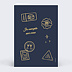 Invitation anniversaire Passeport Verso
