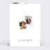 Invitation anniversaire Pêle-Mêle Polaroid Verso