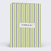Invitation anniversaire Vintage stripes Verso