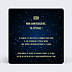 Invitation anniversaire Galactique Verso
