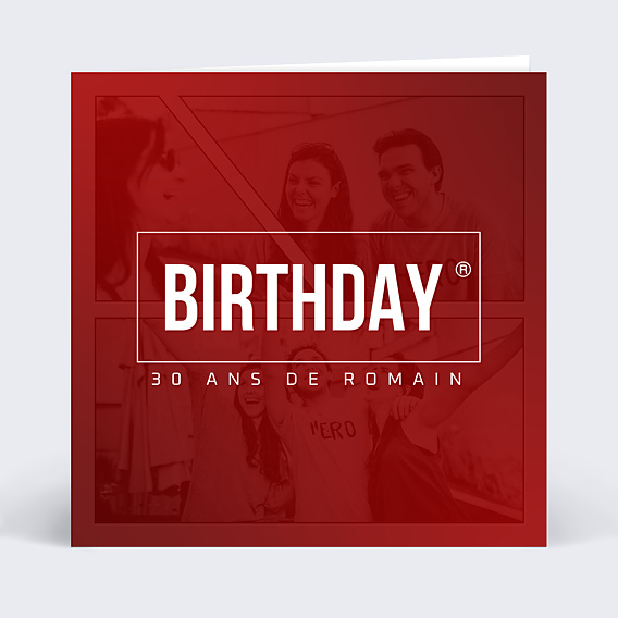 Invitation Anniversaire Adulte Comics