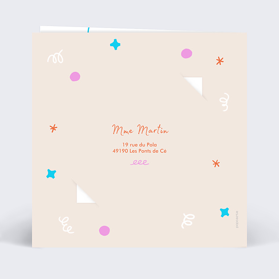 Invitation anniversaire Cultiver sa Jeunesse Verso