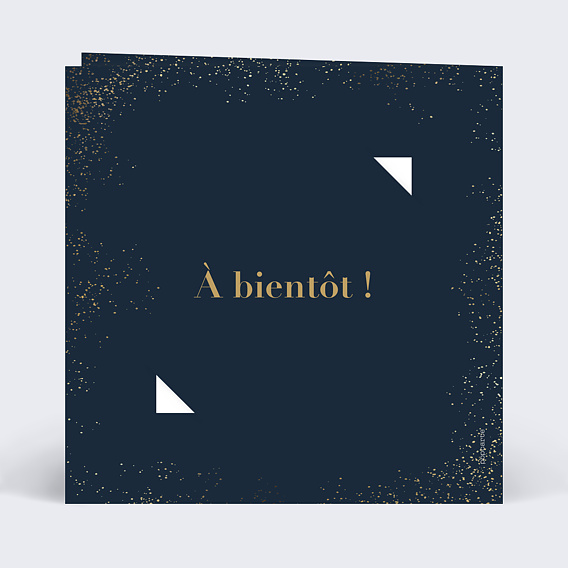 Invitation anniversaire Mémento Avec graines à planter Verso