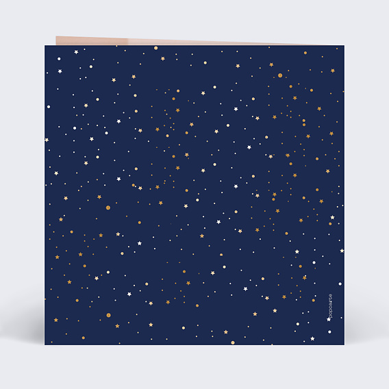 Invitation anniversaire Pétillante Verso