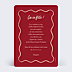 Invitation Anniversaire Adulte Cocktail cerise