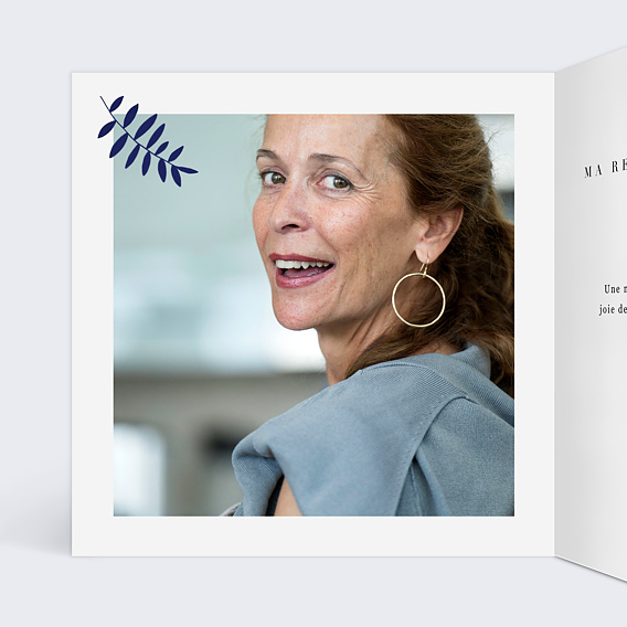 Invitation anniversaire Retraite Esperluette Intérieur Gauche