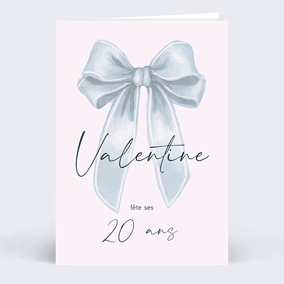 Invitation anniversaire Grand nœud