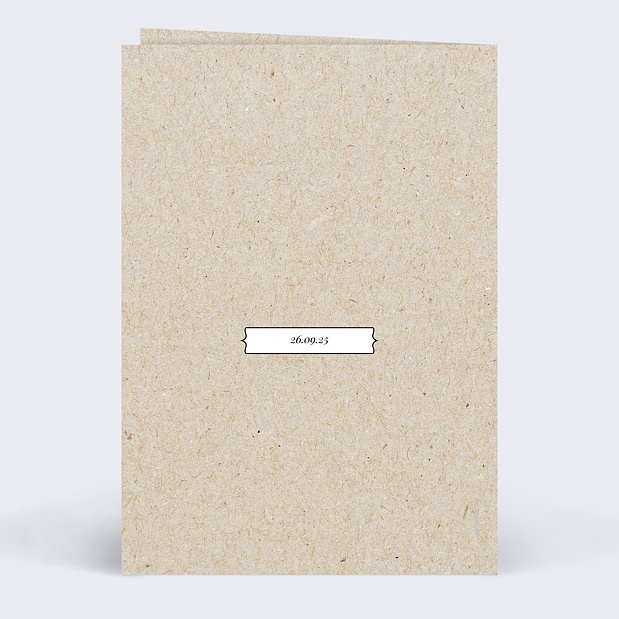 Invitation Anniversaire Adulte Vintage Ludique Verso