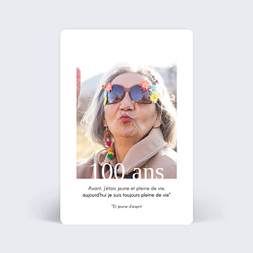Invitation Anniversaire Adulte Typographie Âge
